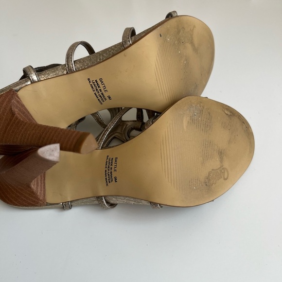 Carlos Santana Gold Gladiator Battle Sandals - Picture 5 of 8